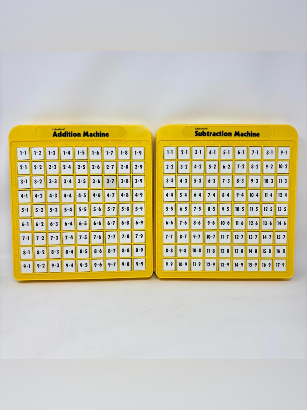 Lakeshore Addition Subtraction Machines Set Educational Math Toy Homeschool Tool